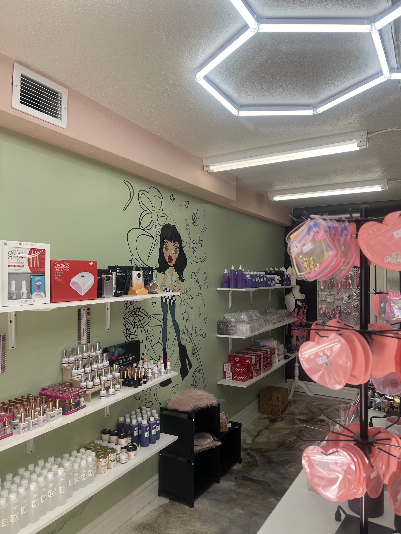 Gaia nails supply store nail work in Commerce City, Colorado